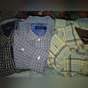 NAUTICA, KAVU, J CREW MERCANTILE Bundle 3,  L/S shirts
